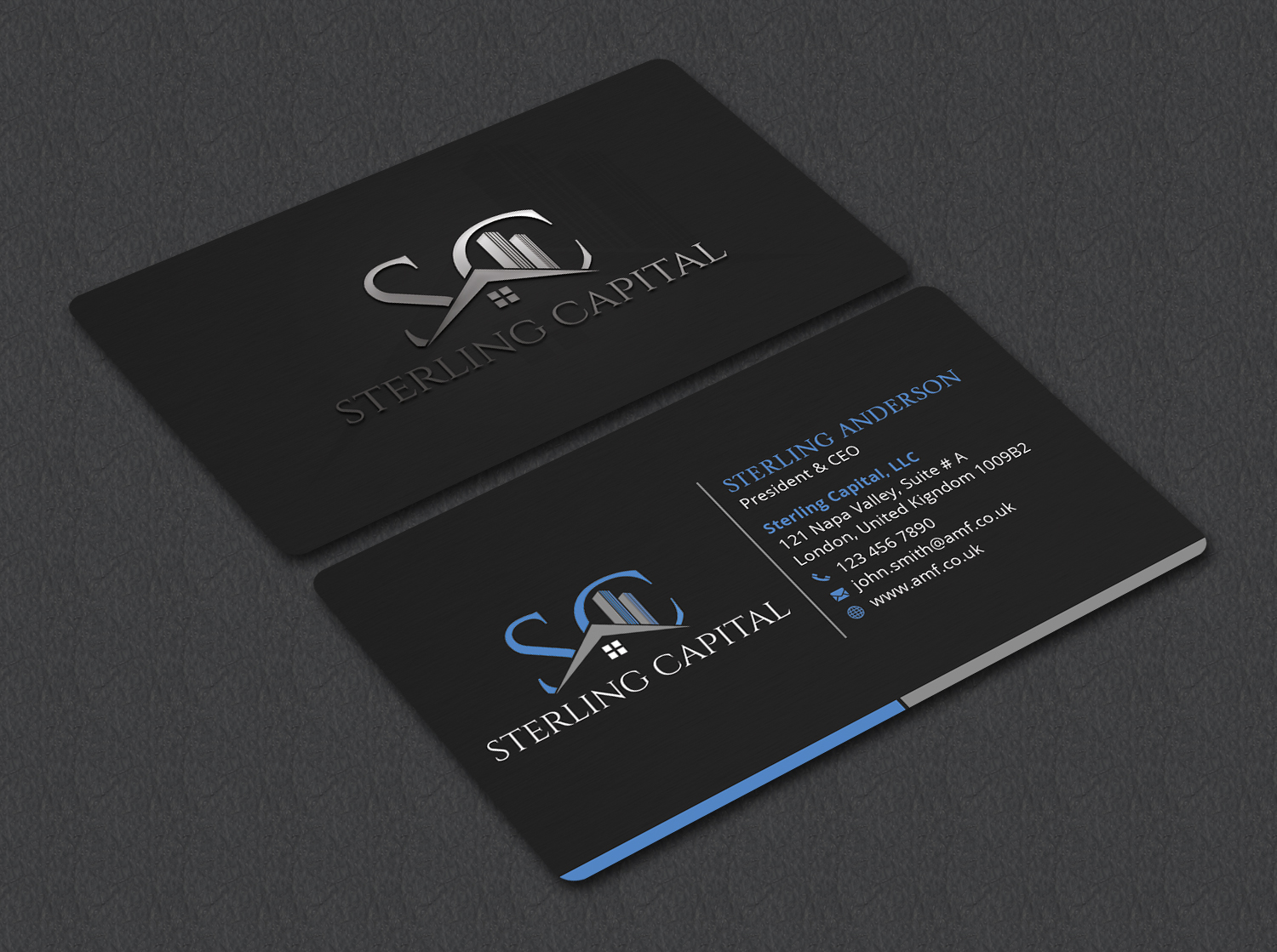 Business Card Design by Bold Pixels for Overbrook Properties, LLC | Design #20062841