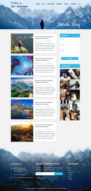 Web Design by pb for this project | Design: #20149197