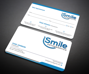 Business Card Design by Designers Hub for Chad Johnson Orthodontics | Design: #20059723