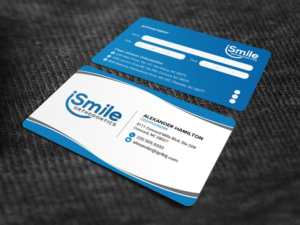 iSmile Orthodontics appointment card design  | Design de Carte de Visite par Sandaruwan