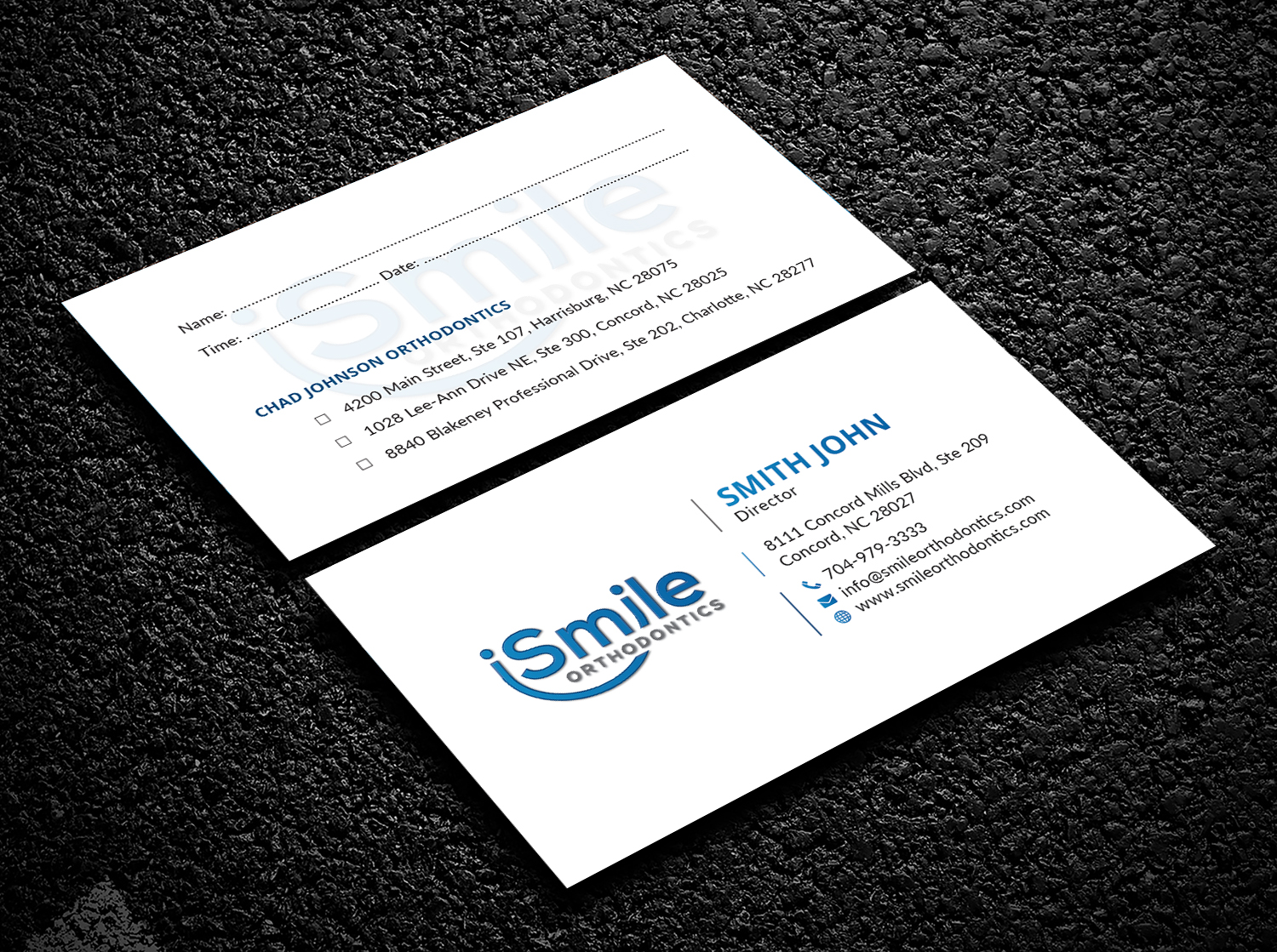Business Card Design by Bold Pixels for Chad Johnson Orthodontics | Design #20058523