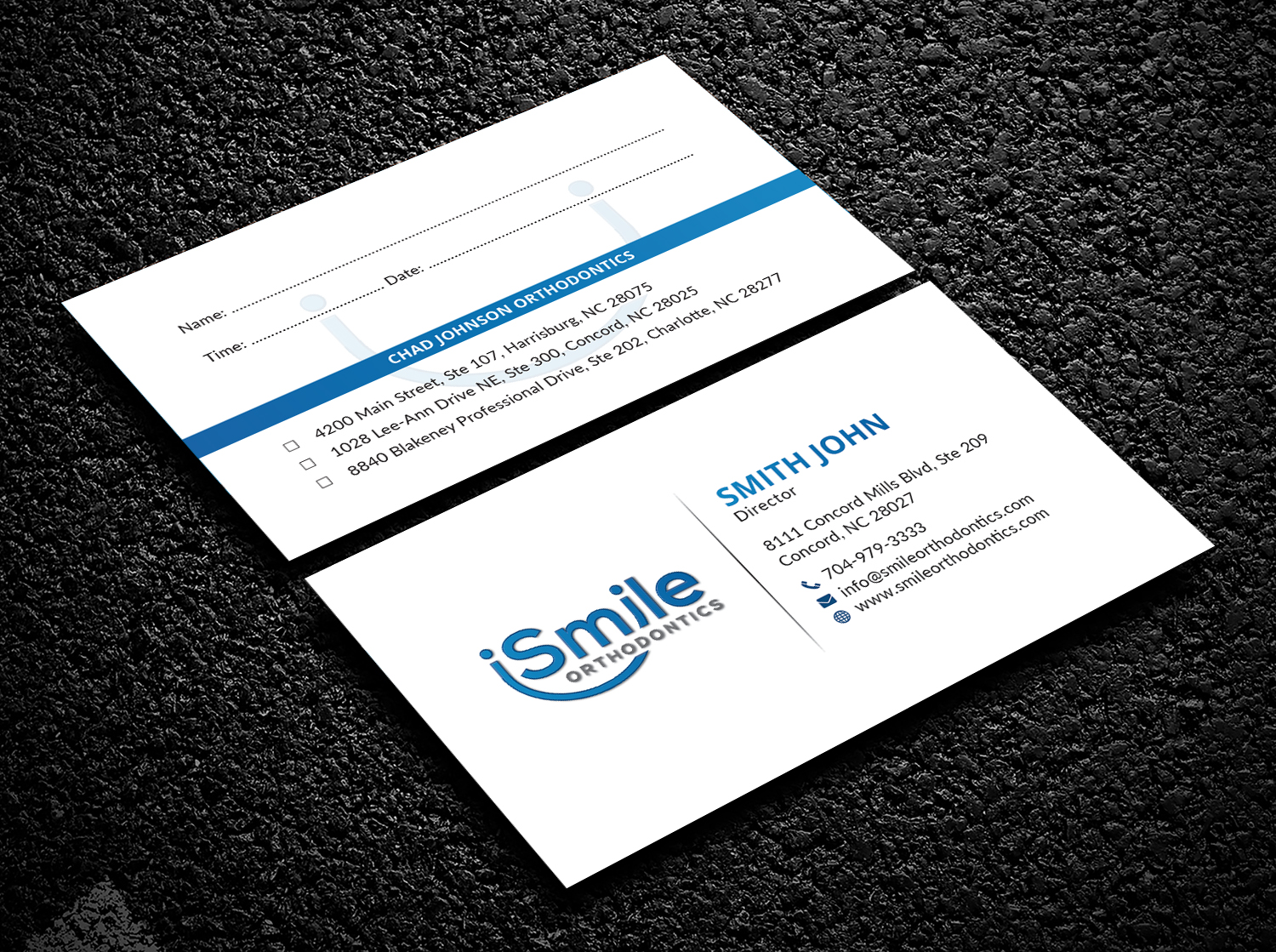 Business Card Design by Bold Pixels for Chad Johnson Orthodontics | Design #20058628
