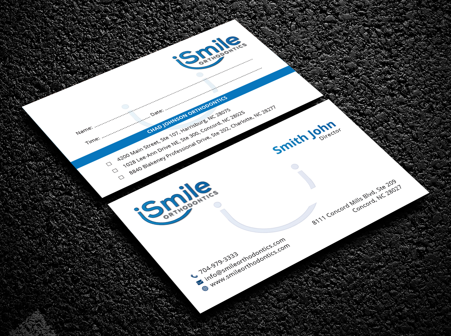 Business Card Design by Bold Pixels for Chad Johnson Orthodontics | Design #20058800