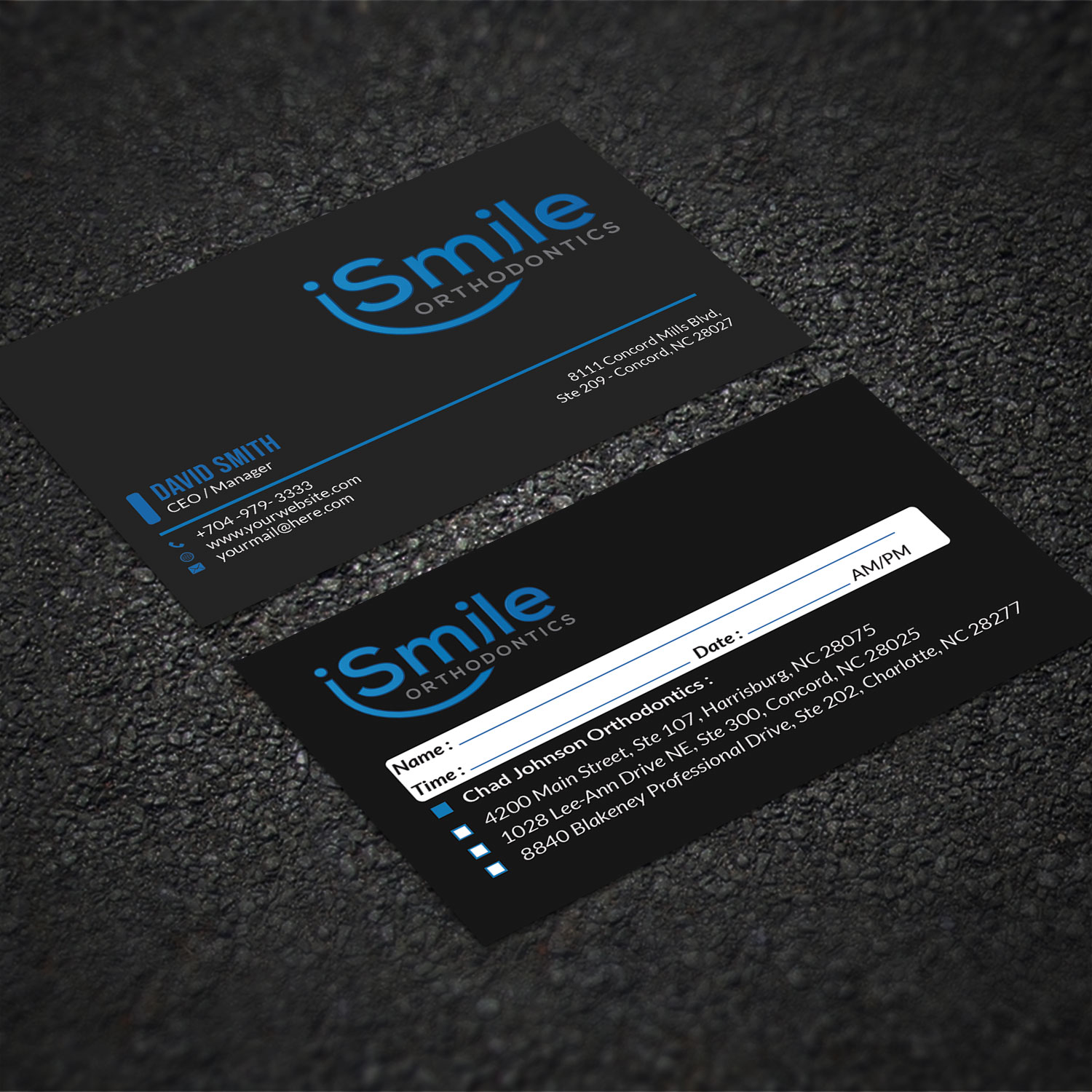 Diseño de Tarjeta de Presentación por Sujan4art para Chad Johnson Orthodontics | Diseño #20063438