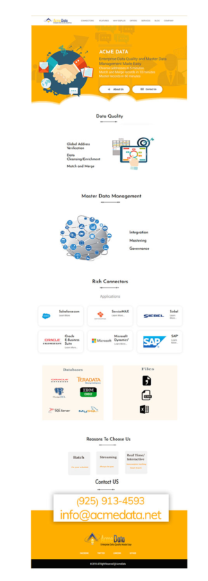 WordPress-Design von madD für Acme Data | Design #20105432
