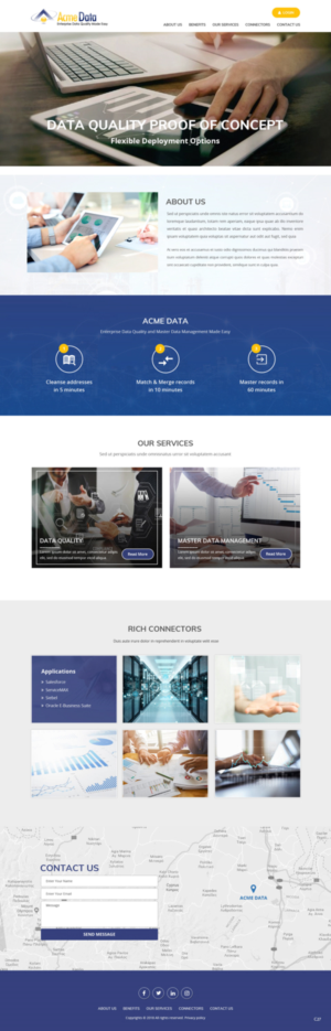 WordPress-Design von pb für Acme Data | Design: #20074370