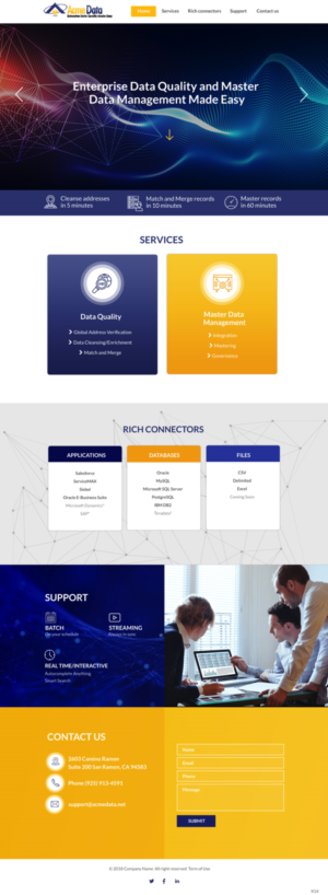 WordPress-Design von pb für Acme Data | Design: #20074376