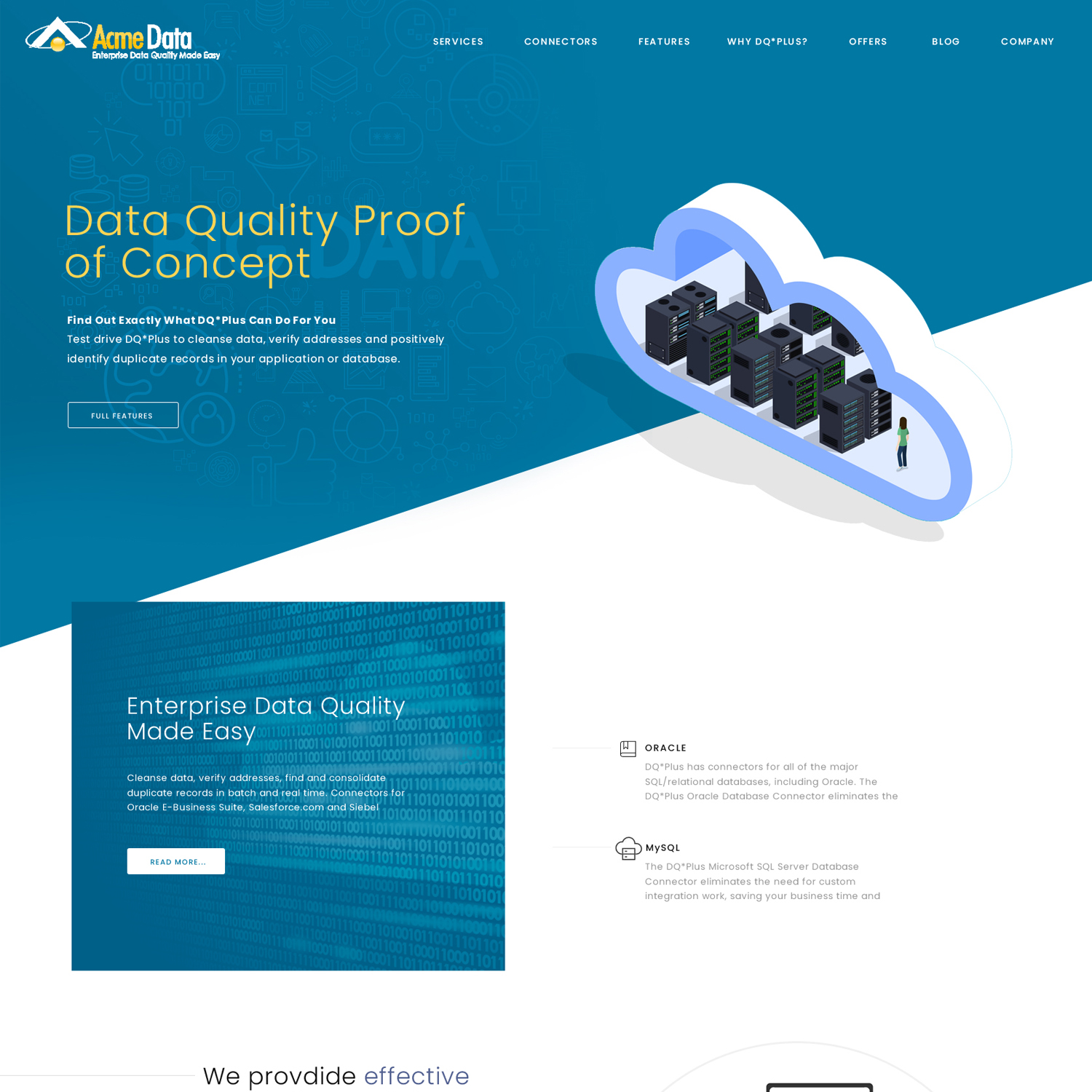 Wordpress Design by dheeru46 for Acme Data | Design #20110193