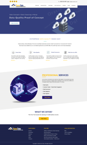 Wordpress Design by dheeru46 for Acme Data | Design: #20116313