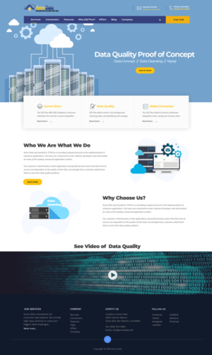 Wordpress Design by dheeru46 for Acme Data | Design: #20117177