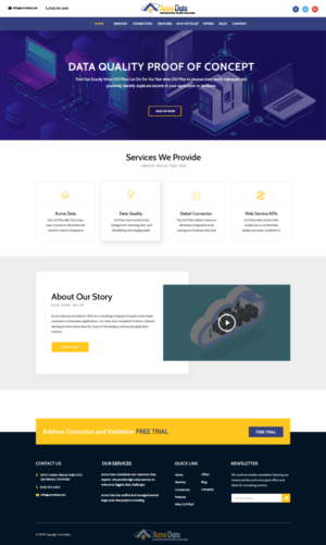 Wordpress Design by dheeru46 for Acme Data | Design: #20118052