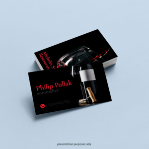 Sommelier* | Design de Carte de Visite par JanuXart