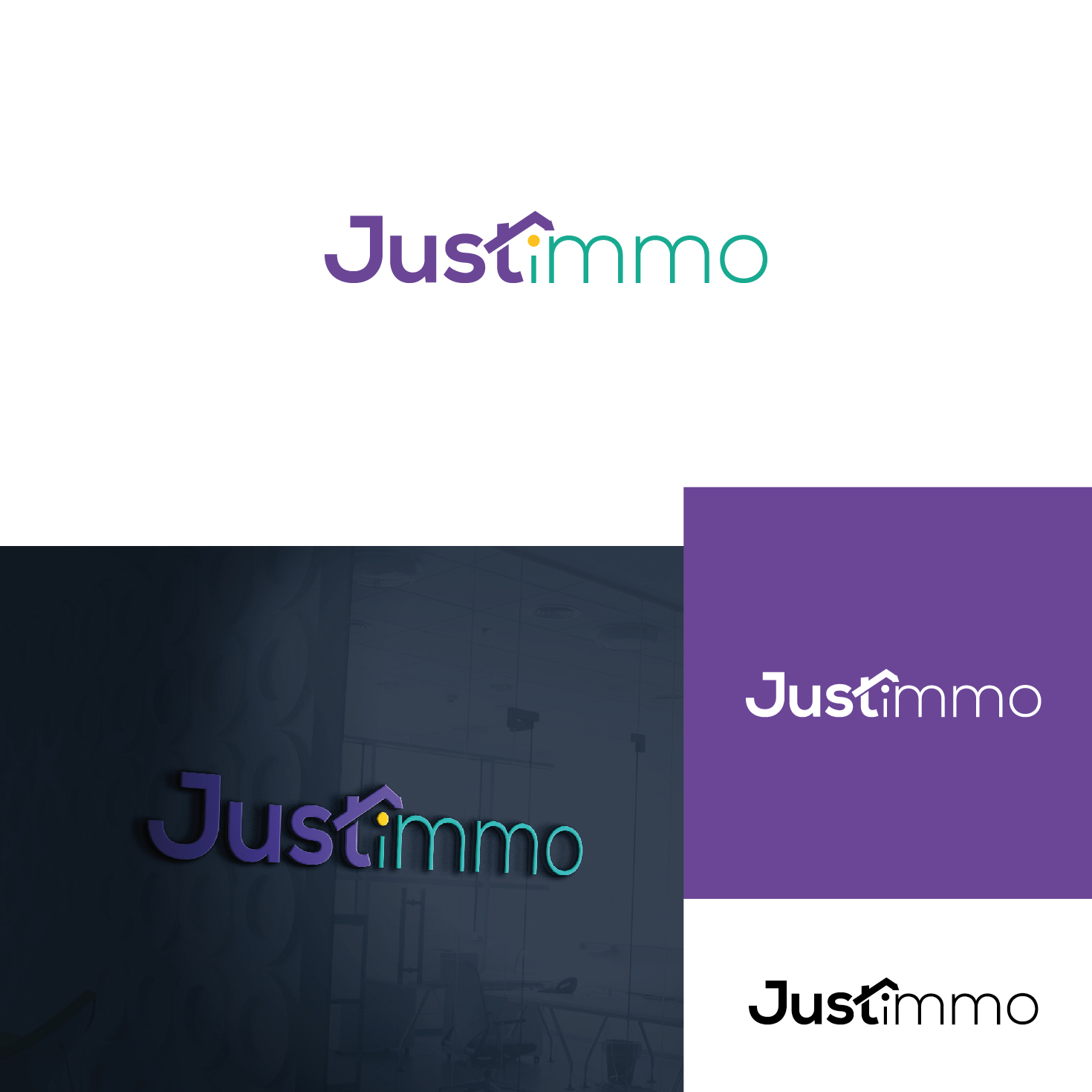Diseño de Logo por Maxo-Biz para just immo sarl | Diseño #20070948
