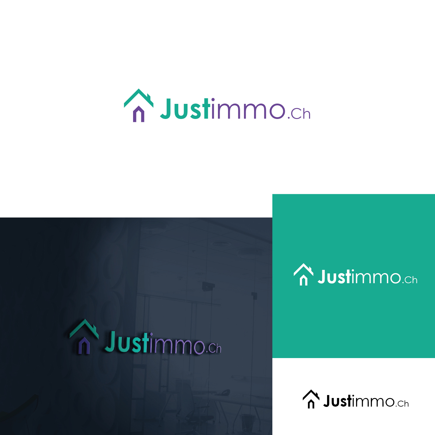 Diseño de Logo por Maxo-Biz para just immo sarl | Diseño #20070949