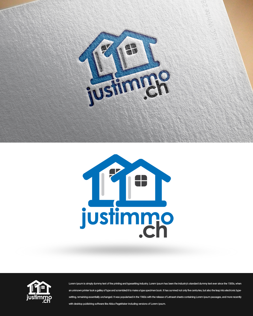 Diseño de Logo por zingodesigns258 para just immo sarl | Diseño #20083092