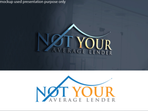 Not Your Average Lender  | Logo Design by Juli creation