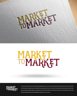 Logo Design by zingodesigns258 for Market to Market | Design: #20080997