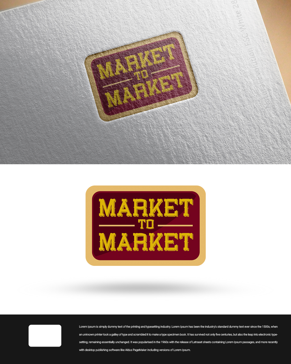 Logo Design by zingodesigns258 for Market to Market | Design #20080998