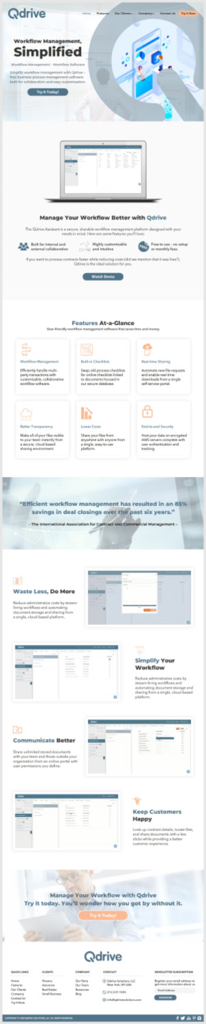 Qdrive Solutions Website Design | Web-Design von -Marc-