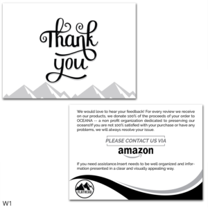 Product Insert / Thank You