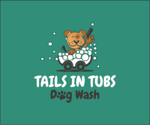 Tails In Tubs  - Dog Wash  | Logo Design by Mihaela