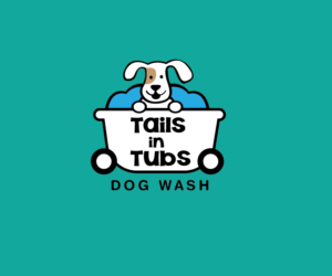 Tails In Tubs  - Dog Wash  | Logo Design by renderman