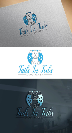 Tails In Tubs  - Dog Wash  | Logo Design by aishwarya....