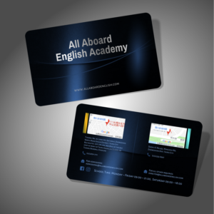Business Card for Language School (2 locations) | Diseño de Tarjeta de Presentación por elveneclipse
