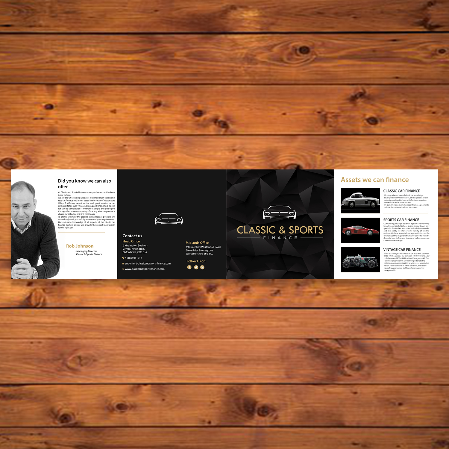 Flyer Design by debdesign for Classic & Sports Finance | Design #20081628