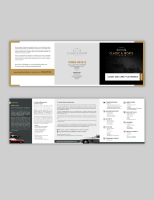 Flyer Design by creative.bugs for Classic & Sports Finance | Design: #20271357