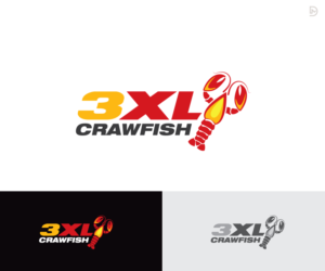 3XL CRAWFISH | Logo Design by D_Mantra