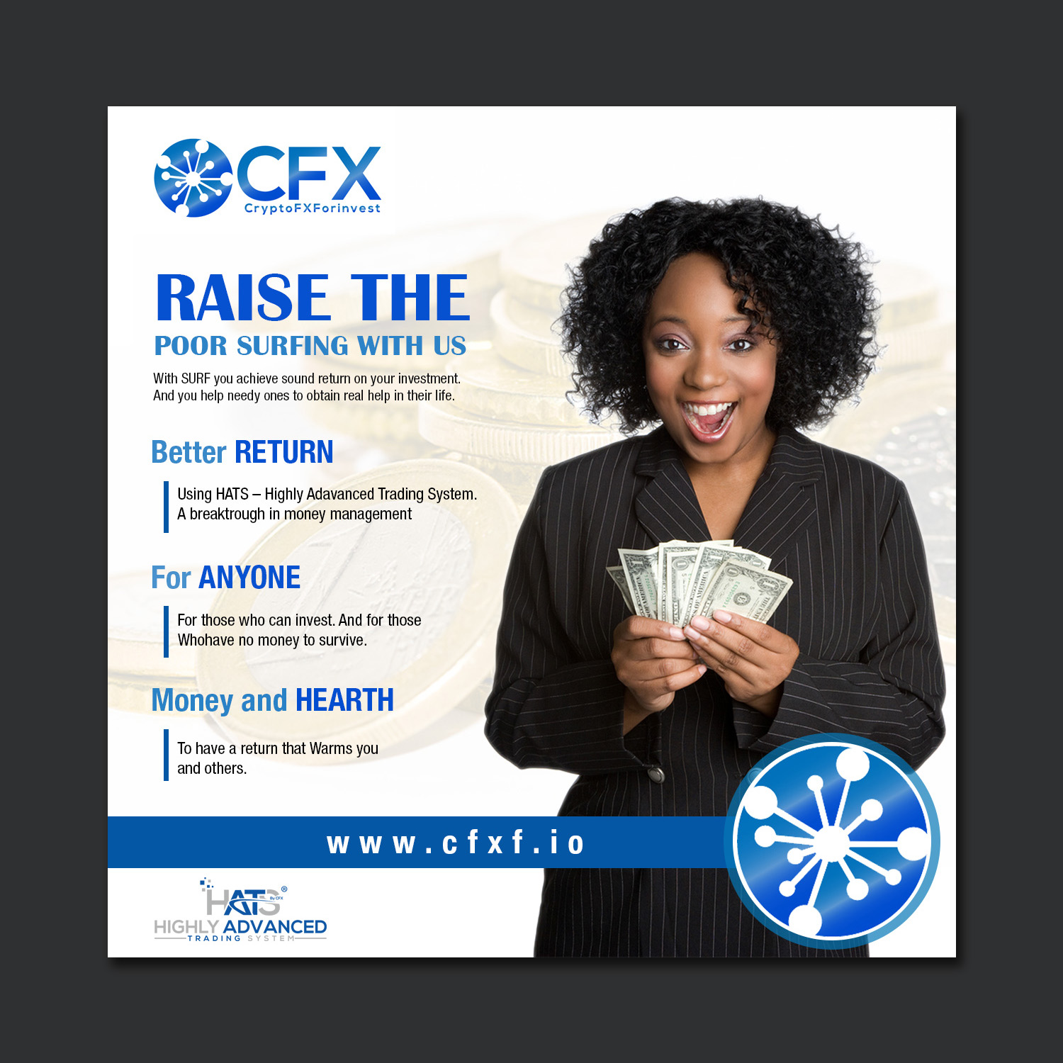 Flyer Design by Schöpfer for CFX Holding Limited | Design #20084207