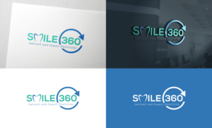Smile 360 (tagline) Implant and Family Dentistry | Logo-Design von fatiyadesign