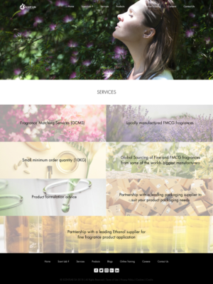 Web Design par Limecom pour Scent Lab | Design : #20171706