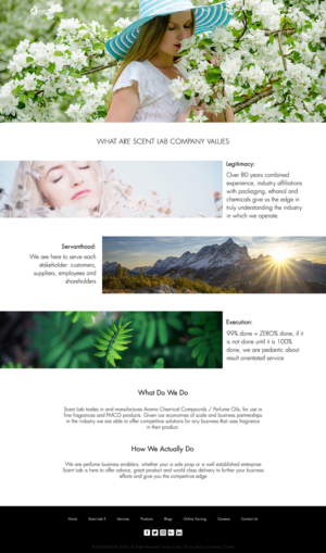 Web Design par Limecom pour Scent Lab | Design : #20171709