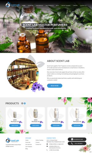 Web Design par pb pour Scent Lab | Design : #20095867