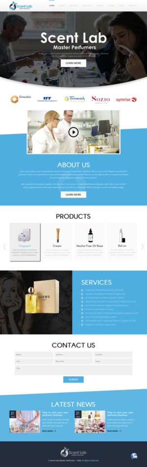 Web Design par rightway pour Scent Lab | Design : #20082877
