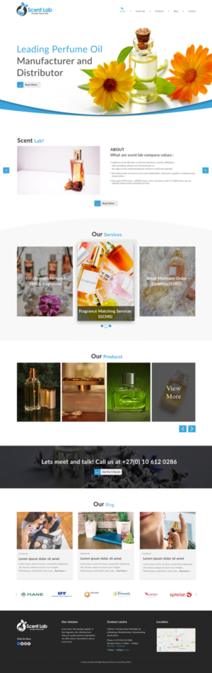 Web Design par sai.designer87 pour Scent Lab | Design : #20080750