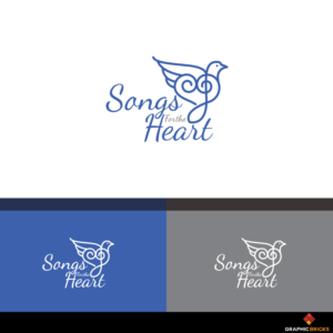 Songs For the Heart!  An icon logo with and without the text. | Logo-Design von Graphic Bricks