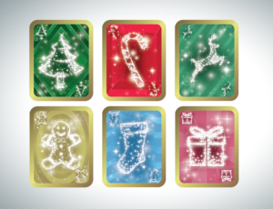 Christmas Latice Board Game (board and card design) | Graphic Design by Lezette_G