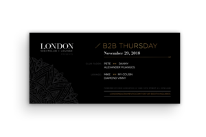 London Nightclub Flyer (Updated)  | Facebook-Design von Daniel James