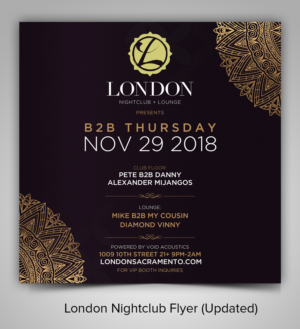 London Nightclub Flyer (Updated)  | Facebook-Design von ARTOGRAPHY