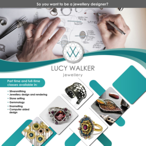 Posters to advertise a jewellery design school | Poster Design by OMSPlus Creative Solutions