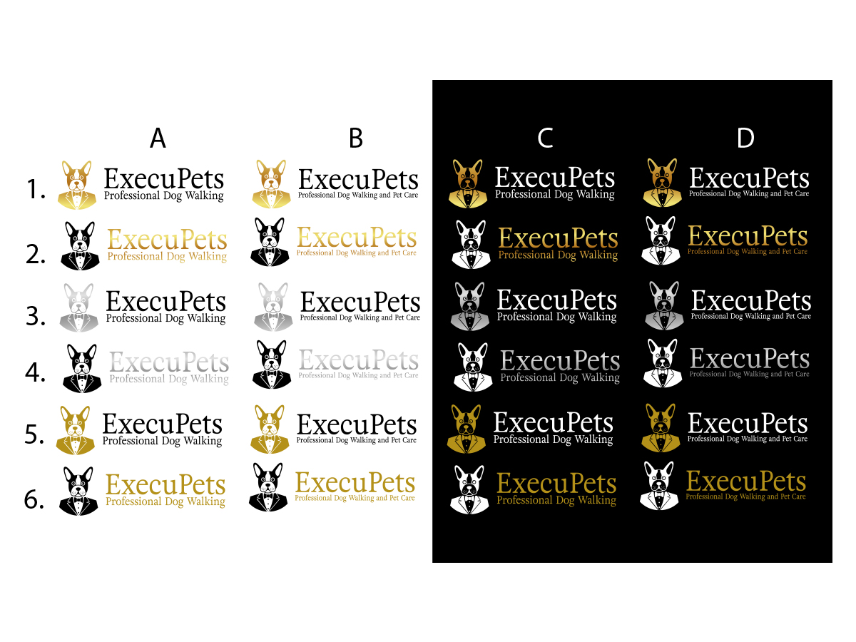 Logo-Design von Slant Line Media für Executive Pet Services | Design #20162897