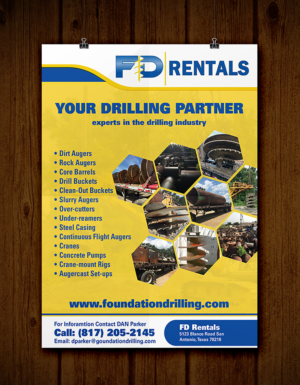 Diseño Gráfico por Deziners Zone para Foundation Drilling | Diseño: #20091522