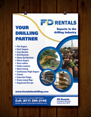 Diseño Gráfico por Deziners Zone para Foundation Drilling | Diseño: #20091523