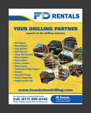 Diseño Gráfico por Deziners Zone para Foundation Drilling | Diseño: #20091524