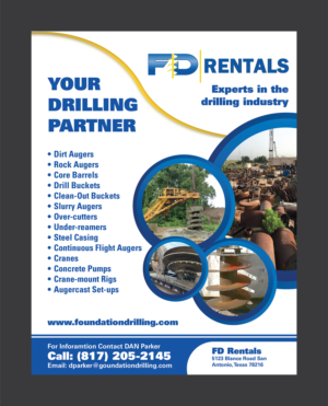 Diseño Gráfico por Deziners Zone para Foundation Drilling | Diseño: #20091525