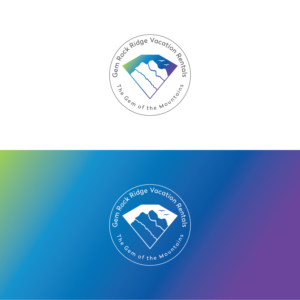 Gem Rock Ridge Vacation Rentals   tag line The Gem of the Mountains | Logo Design by Muhammad Imran 3