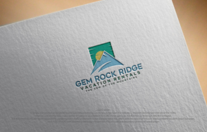 Gem Rock Ridge Vacation Rentals   tag line The Gem of the Mountains | Logo Design by Designs_Hubs
